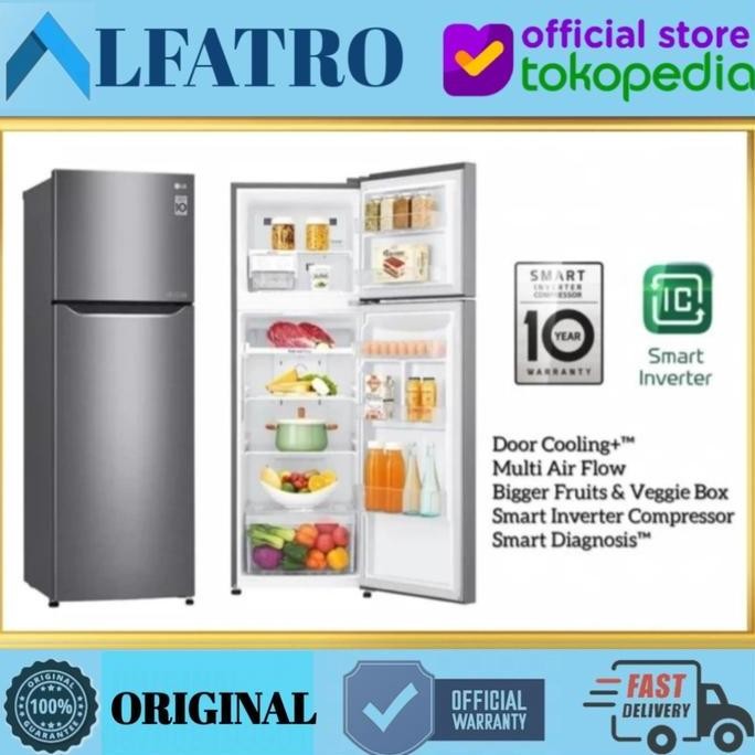 Kulkas Lg Gng272Slcb Inverter Gn-G272Slcb Kulkas 2 Pintu
