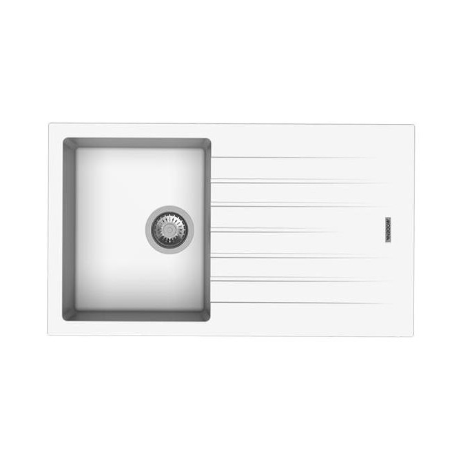 Modena Ks9101Fwp Sink / Wastafel Dapur Maggiore Quartz Granite Putih