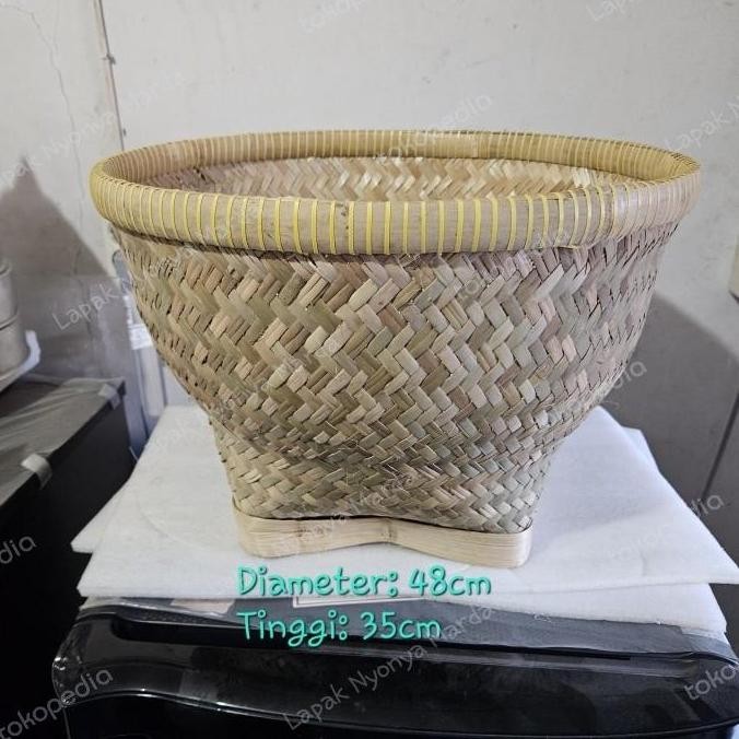 Bakul Nasi Bambu Jumbo 48 Cm
