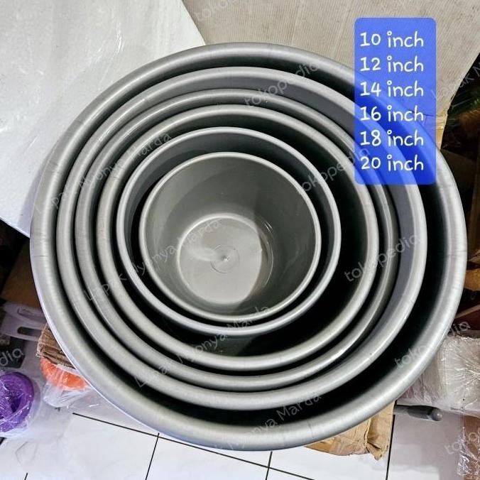 Baskom Bak Abu Plastik Bulat