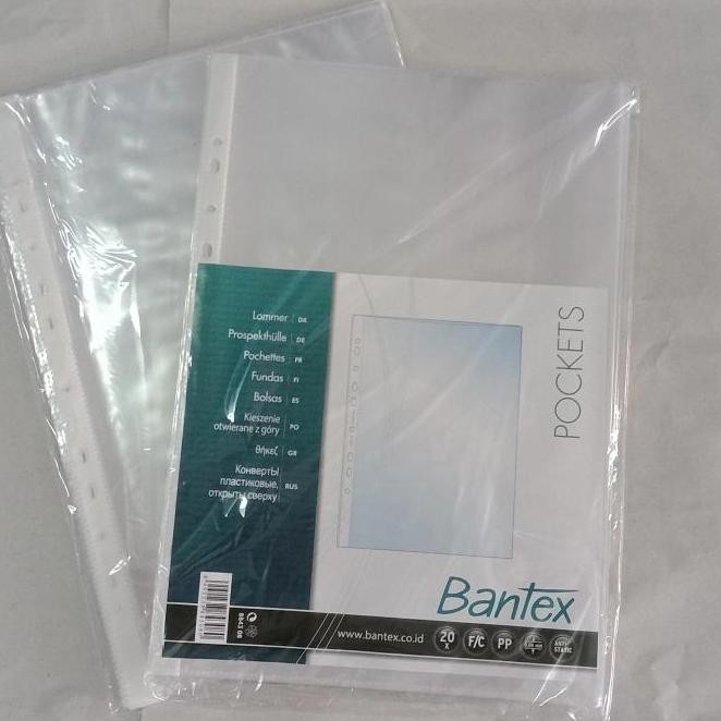Plastik Pp Pocket F4 / Folio Bantex