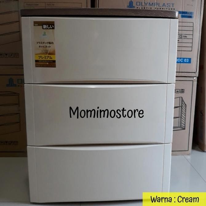 Lemari Plastik Olymplast 3 Susun / Olymplast Drawer Cabinet 03 M