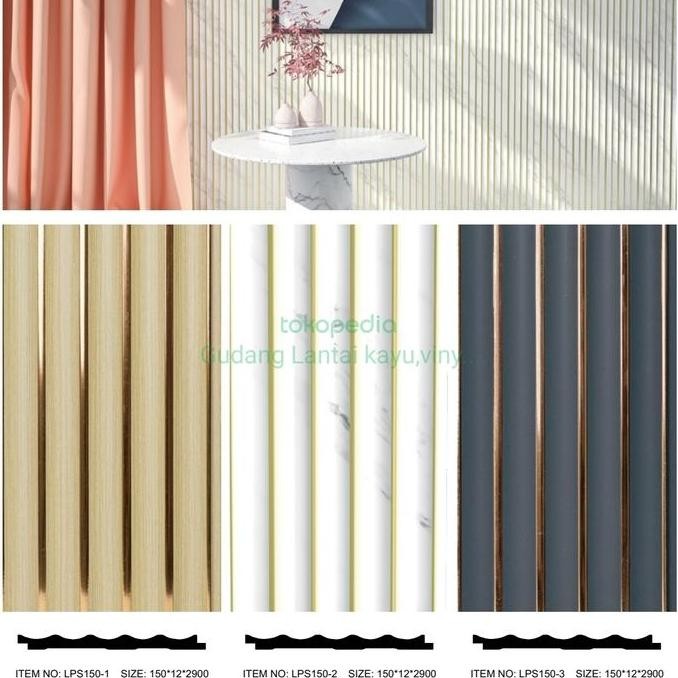 Wallpanel Laiv / Curved Series / Wpc Panel Dinding