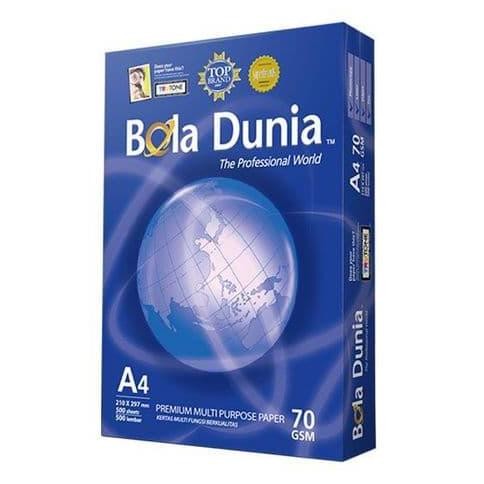 Kertas A4 70 Gram Bola Dunia