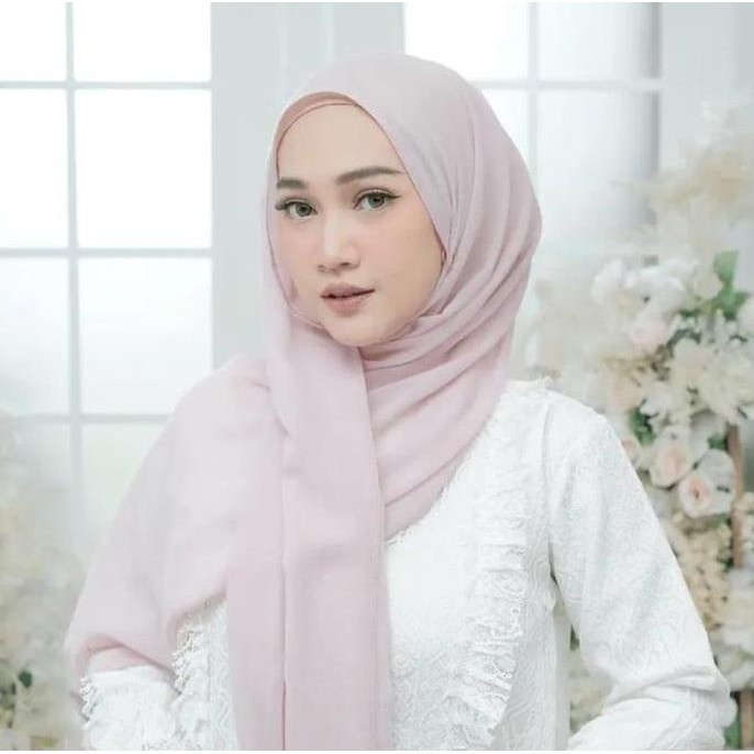 (Good) PASHMINA VOILE ARABIAN SHAWL // PASMINA VOAL // PASHMINA VISCOSE Jilbab Instan Crinkle Syari 