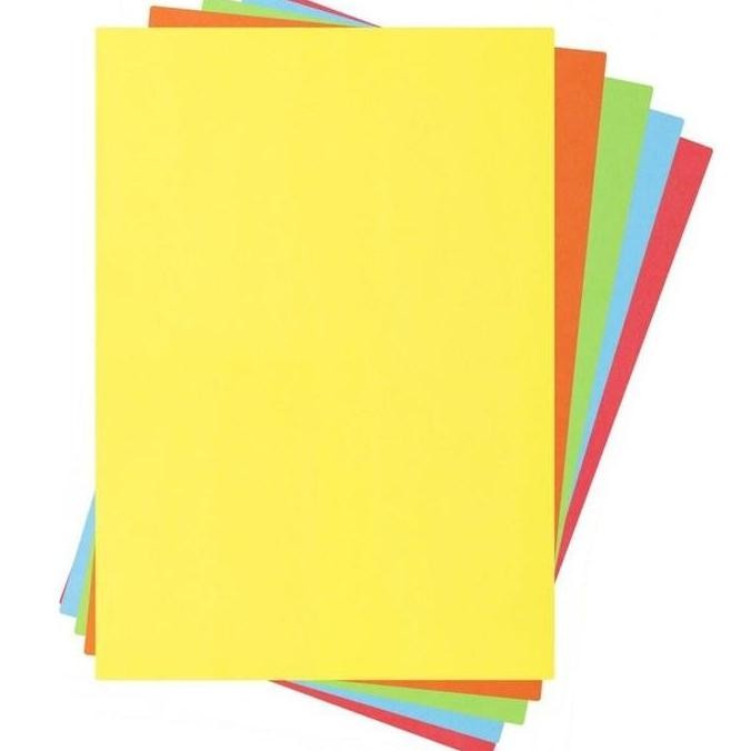 

Kertas Hvs A4 Warna Warni 100 Lembar / Color Copy Paper / Kertas Foto Copy Warna Warni