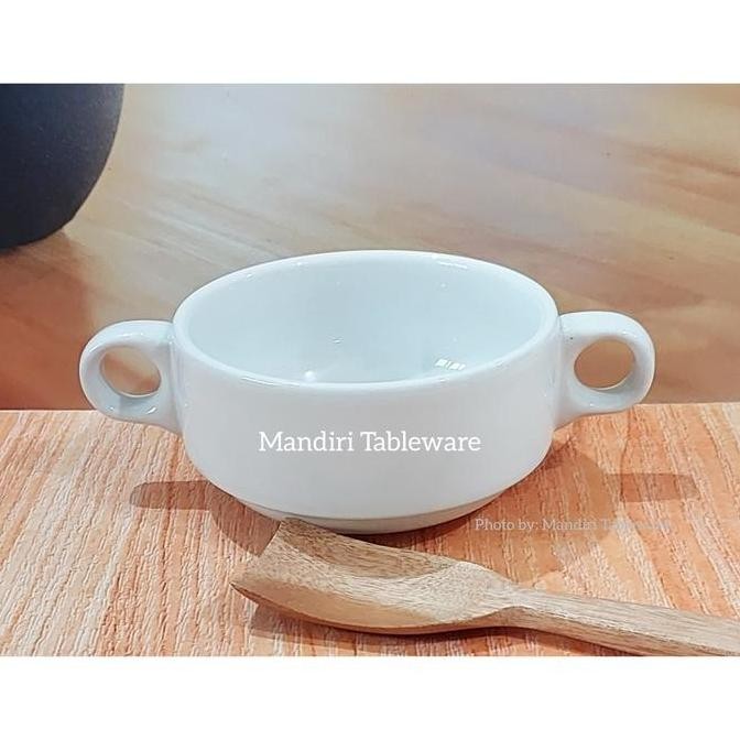 1 Pcs Mangkok Consume Keramik 250 Ml | Non Saucer | Zuppa Soup Cup
