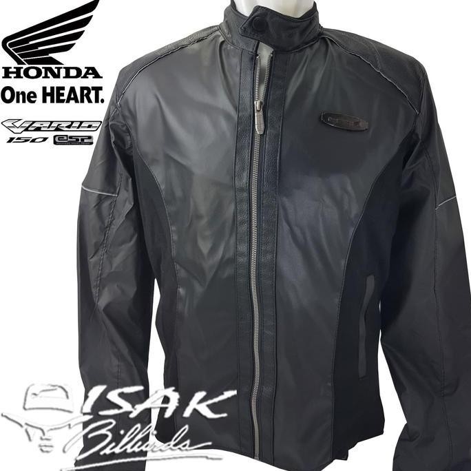 Jacket Honda Vario 150 Asli - Black Jaket Motor Touring Apparel Hitam