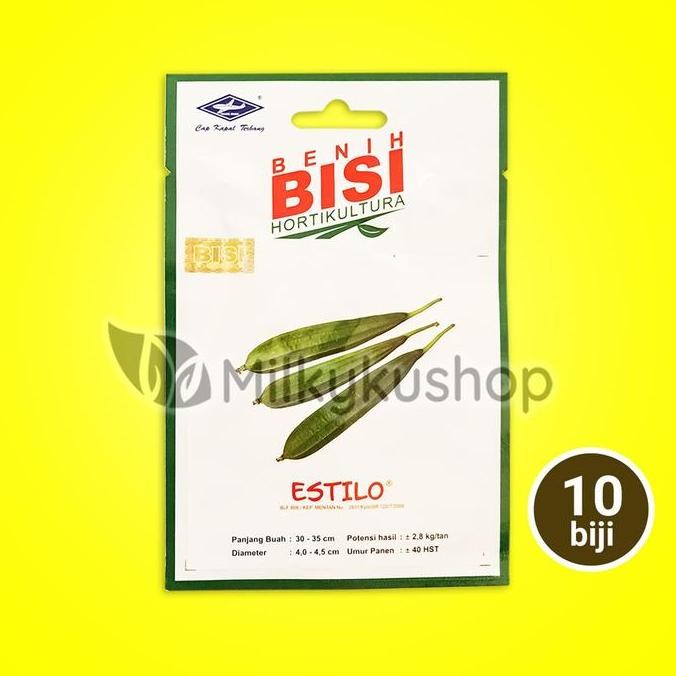 Benih Bisi Oyong Estilo 10 Biji Kemasan Pabrik
