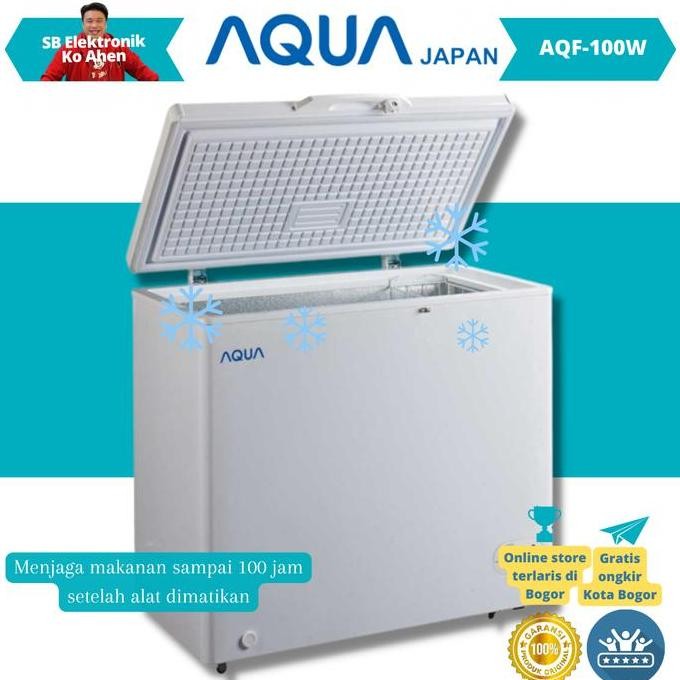 Sanyo Chest Freezer Aqua Aqf-100W