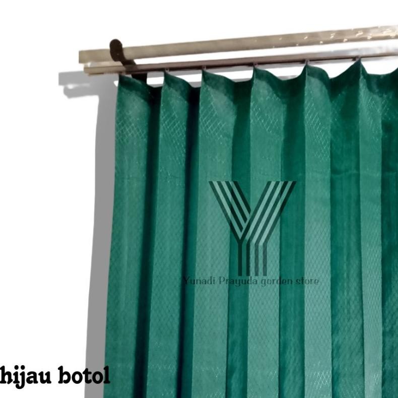 Prermium Gorden Sido Polos Pintu/Gorden Jendela Plisket Polos/Gorden Vanesa Lebar 1 Meter Jendela Mu