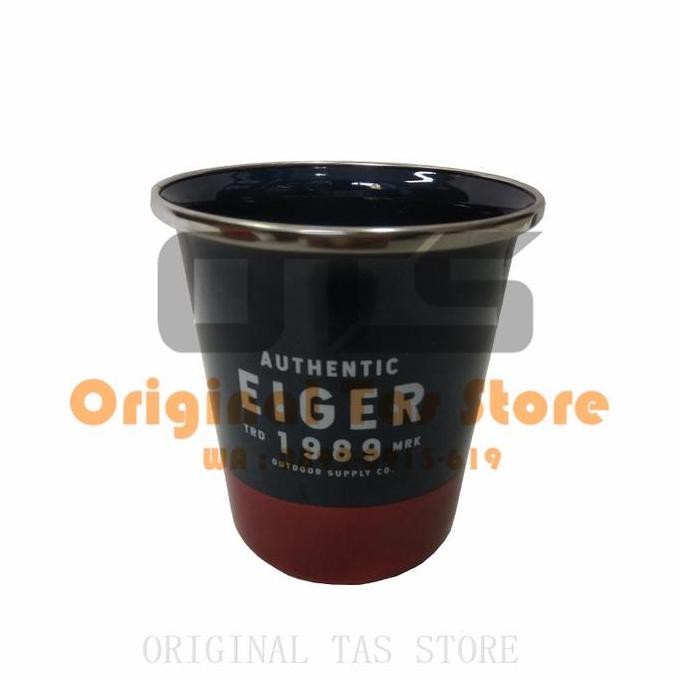 Cangkir Eiger 910004986 Enamel Tumbler 1.0 Mug Wanderlust - Navy