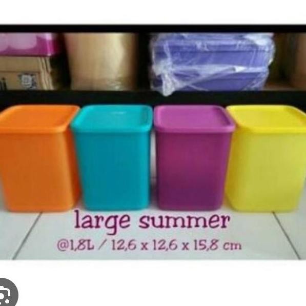 Large Summer Tupperware/Toples Serbaguna