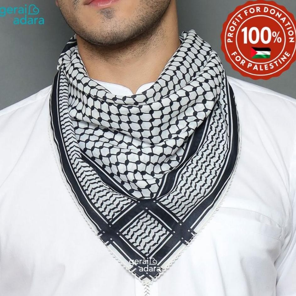 Keffiyeh Palestina Scarf Keffiyeh Slayer Keffiyeh Ban Segiempat Gerai Adara