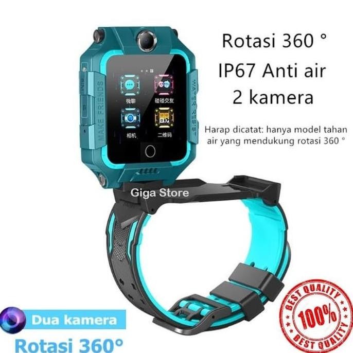 Jam Imo Aimo Emo Z6 Tahan Air Dua Kamera Rotasi 360 Smartwatch Anak Z6