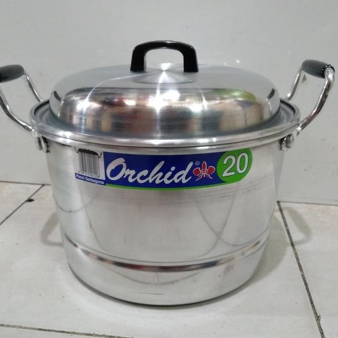 Promo Panci Dandang/ Panci Kukus/ Serbaguna Orchid 20 cm COD