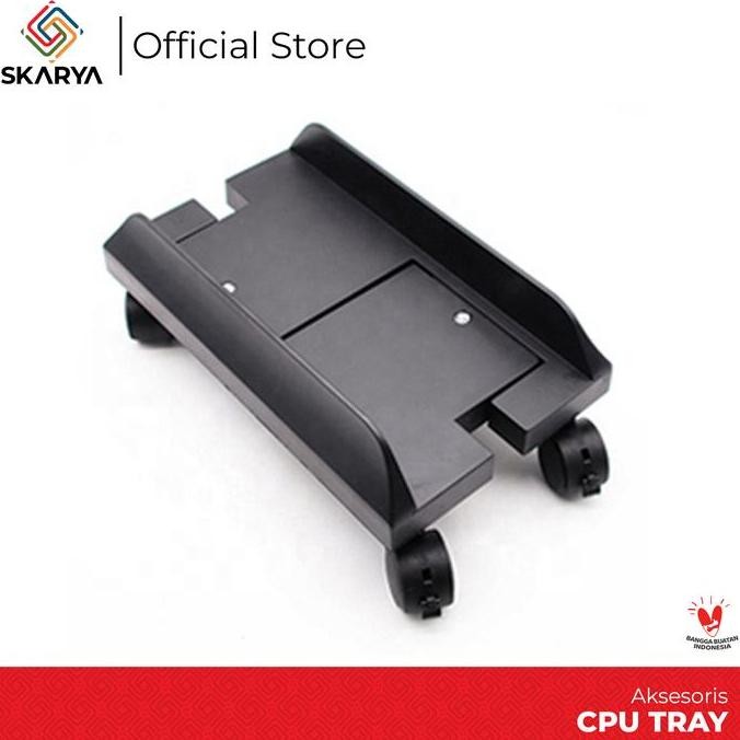 CPU Tray Cubic Tray Komputer Rak Roda CPU Meja Komputer CT-05 (Baru) MS'