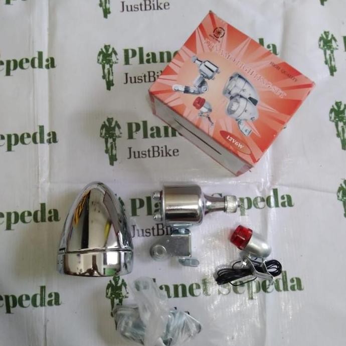 Promo Lampu Dinamo Sepeda Ontel Sheng Xiong Jadul Vintage Klasik COD