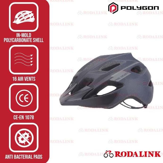 Promo Polygon Helm Sepeda Gunung MTB Moxie COD