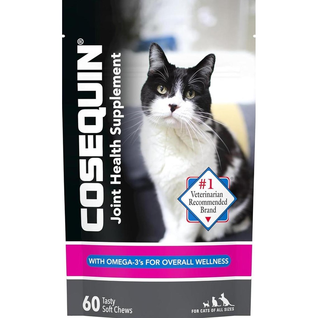 Nutramax Cosequin Joint Health Supplements Cats Omega 3 Vitamin Kucing