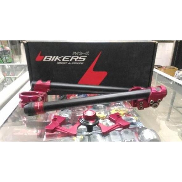 BEBAS ONGKIR - Stang jepit bikers ninja 250 fi ninja 250 karbu stang jepit set biker