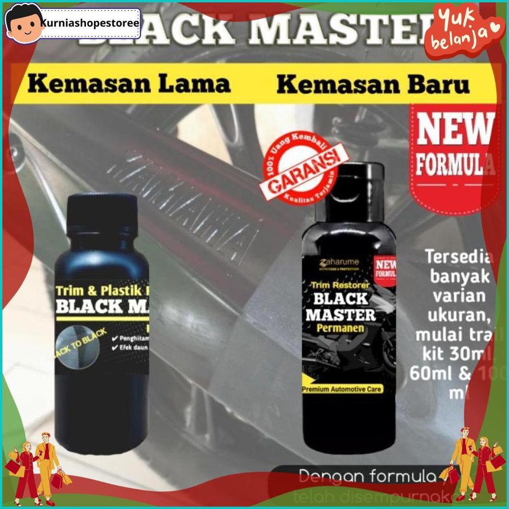 Termurah Zaharume Penghitam Body Permanen Trim Restorer /Dashboard/body motor motor Back to Black ma