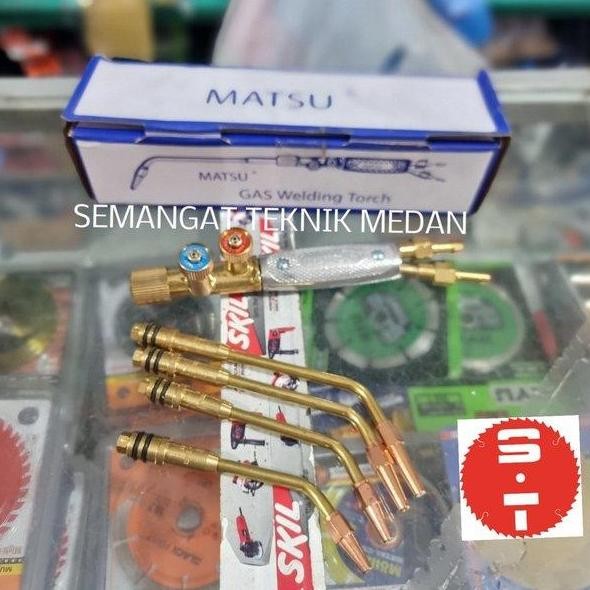 TERMURAH - ALAT BLENDER BLANDER LAS GAS KARBIT WELDING TORCH LENGKAP SET MATSU
