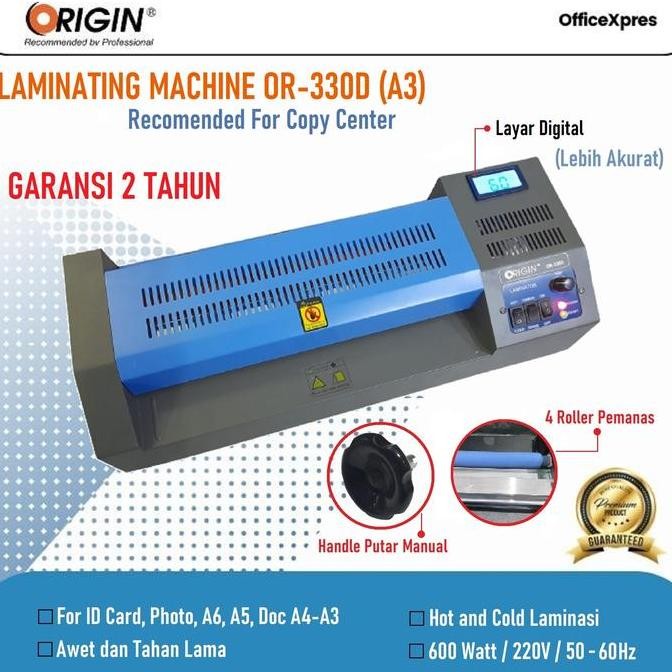 TERMURAH - Mesin Laminating Origin OR-330