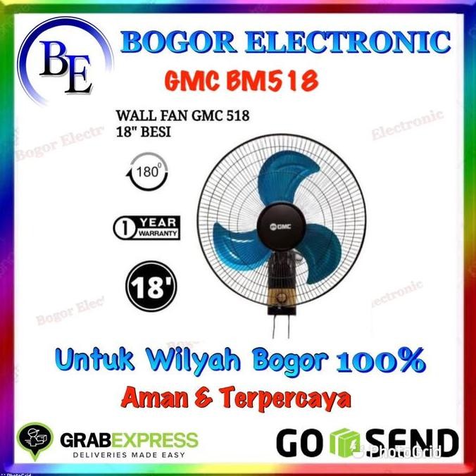 NEW - GMC KIPAS DINDING 18 INCH | BM 518 | 518 | WALL FAN