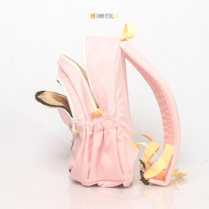 Himeku TAMAGO MEDIUM Backpack - Tas Sekolah Sedang - Ransel Kanvas Wanita