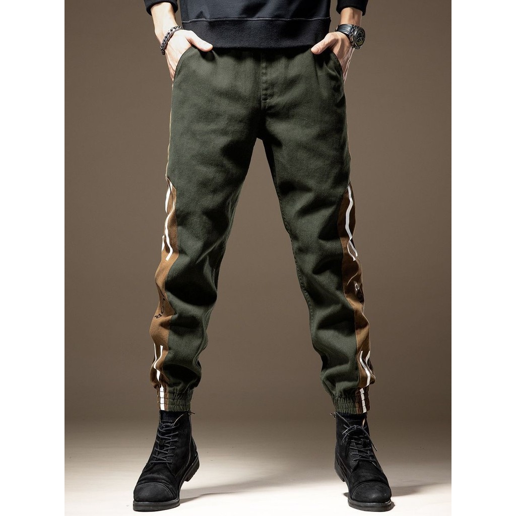 Loose Straight-Leg Jogger Pants/Men's Casual Pants/Long Pants9.23