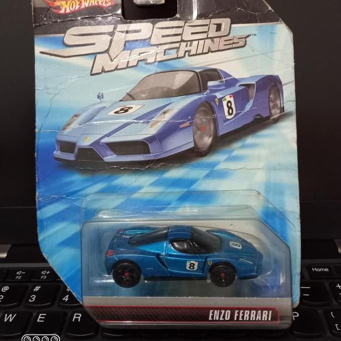 Hotwheels Speed Machines Enzo Ferrari Biru