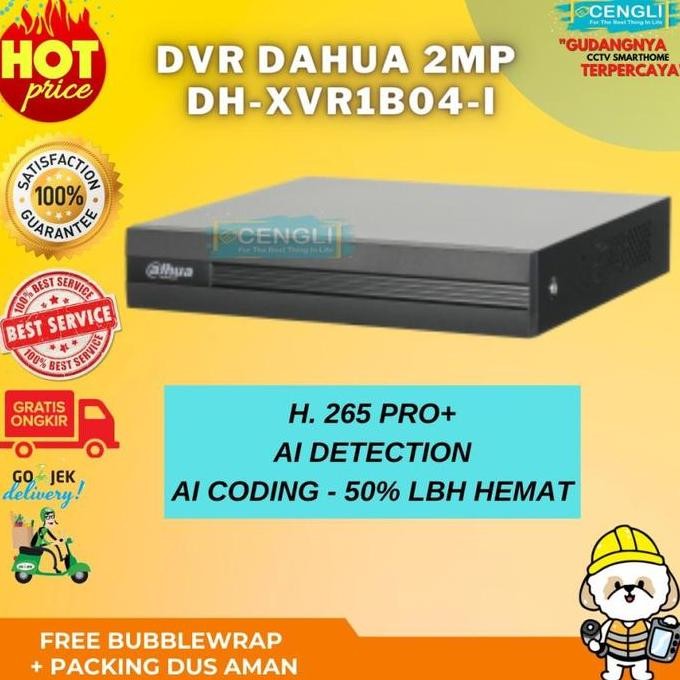 PROMO DISKON - NVR DAHUA DHI-NVR1104HS-S3/H 4 CHANNEL - NVR DAHUA GARANSI RESMI