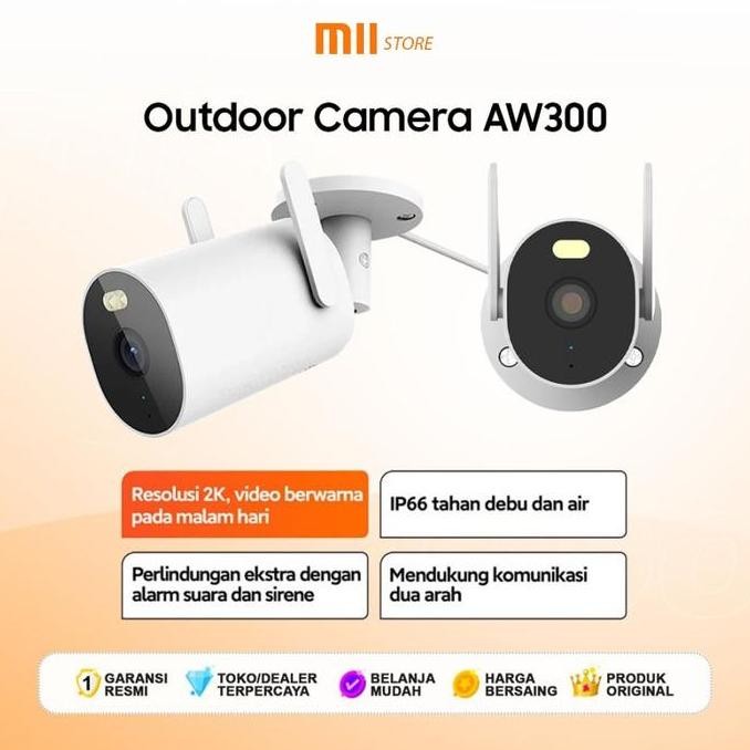 TERMURAH - Xiaomi Outdoor Camera AW300 2K - IP66 - CCTV