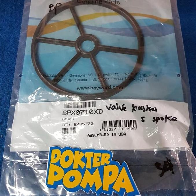 `````````] HAYWARD VALVE GASKET 5 SPOKE SPX 0710 XD, SPAREPART VARIFLO HAYWARD