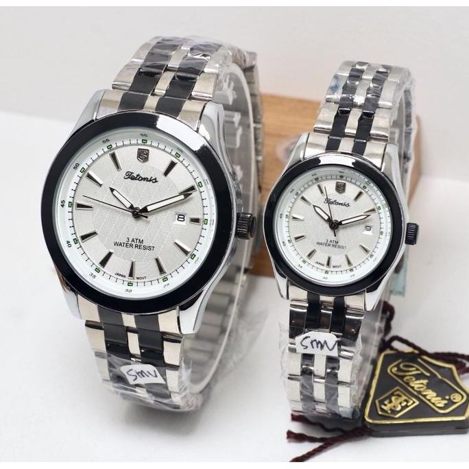 TERLARIS - Jam Tangan Couple Tetonis Original New Water Resist