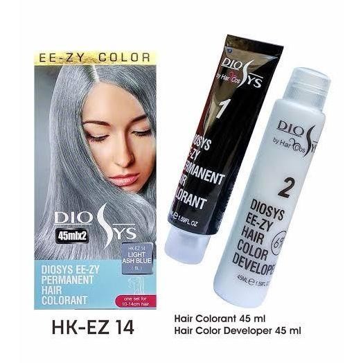 Diosys light ash blue cat rambut, hair color, pewarna rambut