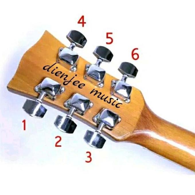 Dryer Gitar Puteran Tuning Peg Gitar Akustik 1 Set