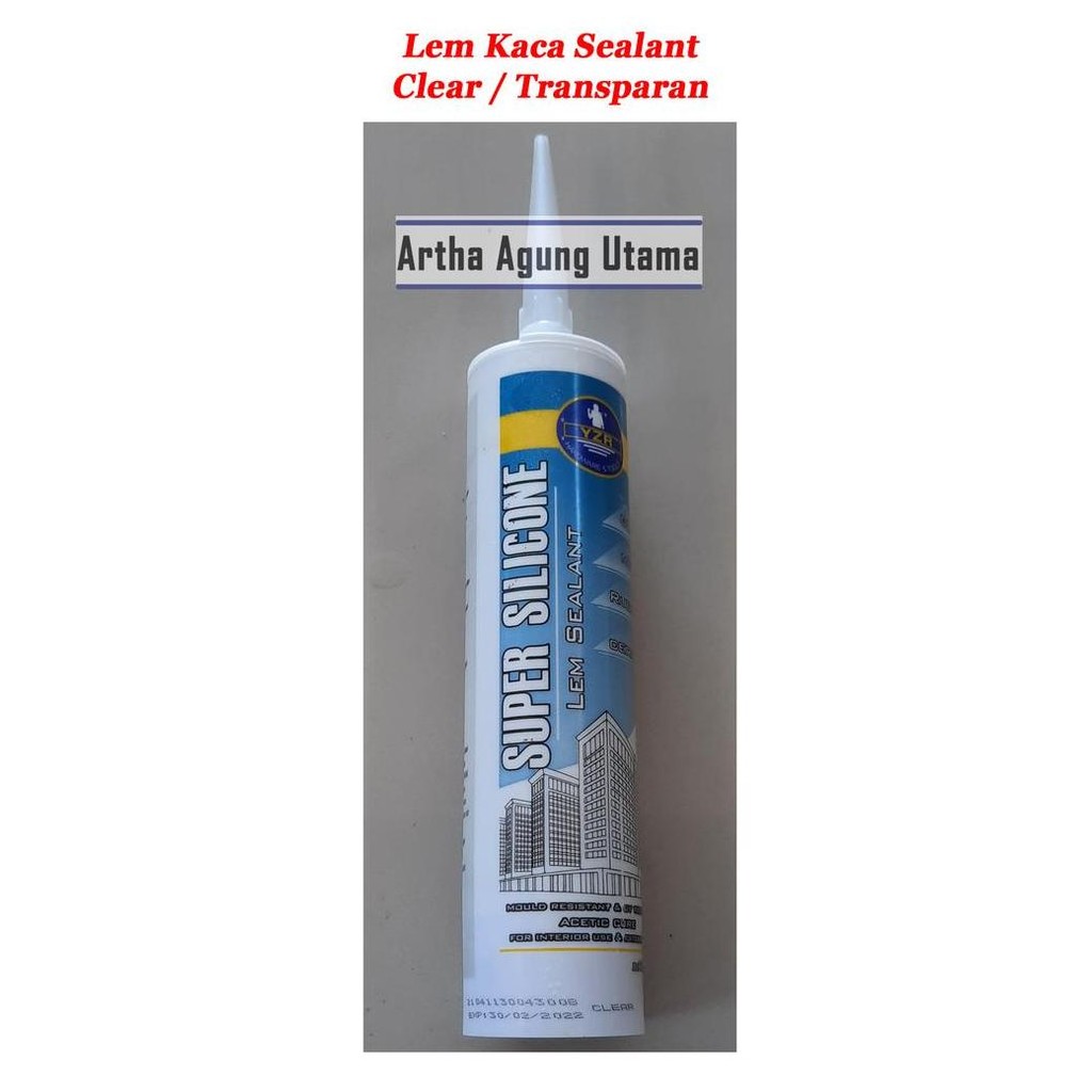 ><><><] Silicone Sealant / Lem Kaca / Lem Aquarium Clear, Black, White 300gram