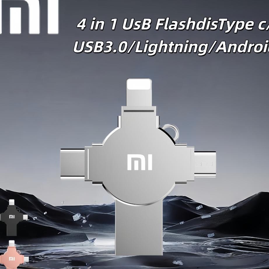 U401 Flashdisk 1Tb Otg Dual Interface 4In1 Kompatibel 615 Semua Smartphone