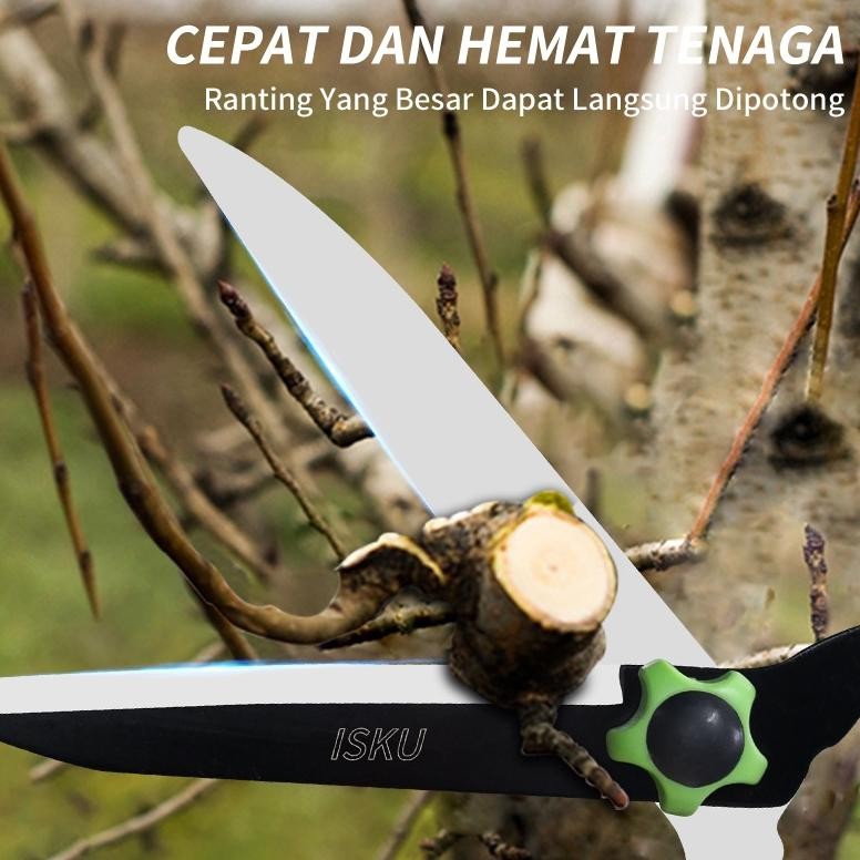 Promo Cod Isku Gunting Rumput Taman Gunting Tanaman Gunting Pangkas Daun Rumput Dahan Ranting ...