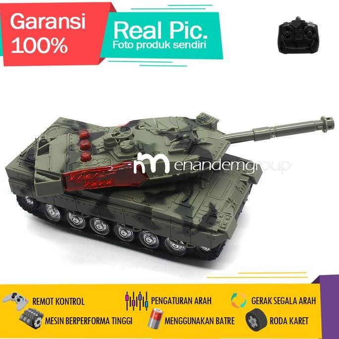BEBAS ONGKIR - Mainan Remote Control RC Tank Tiger