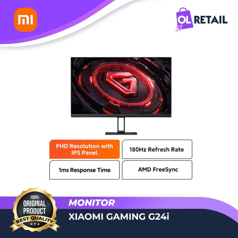 NEW Monitor Gaming Xiaomi G24i / G27i / G27Qi / G Pro 27i AMD FreeSync Premium