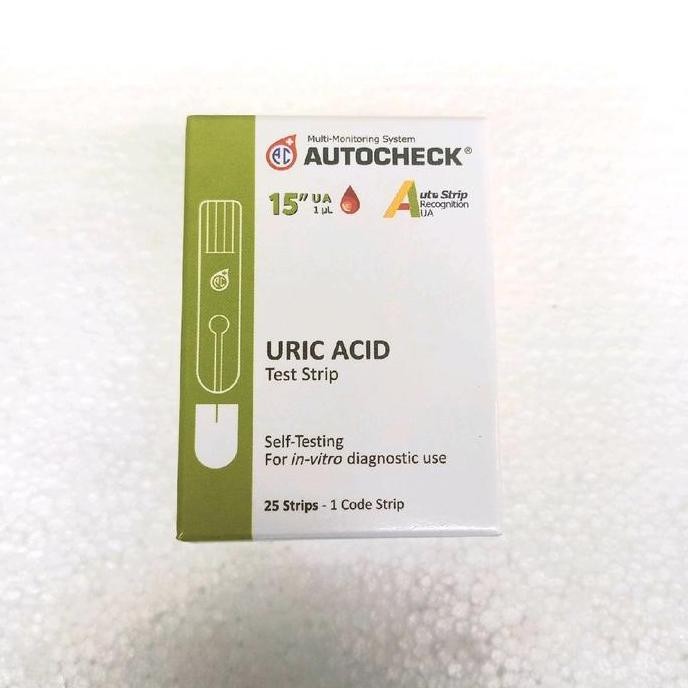 NEW - Strip Gula Darah Asam Urat Kolestrol Autocheck ORIGINAL Strip isi Ulang Autocheck Stik Gula Da