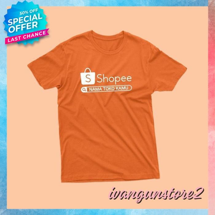 KAOS TSHIRT BAJU OBRAL MURAH COMBED 30 DISTRO SHOPE NAMA TOKO ANDA KAMU BEBAS APA AJA SPX BISA POLOS