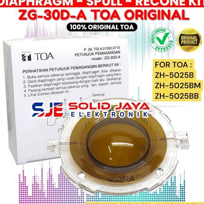 Diaphragm Spul Toa Zg-30D-A 25W Spull Toa Zg30Da 25 W For Corong Speaker Zh-5025B Zh-5052Bm Zh-5025B