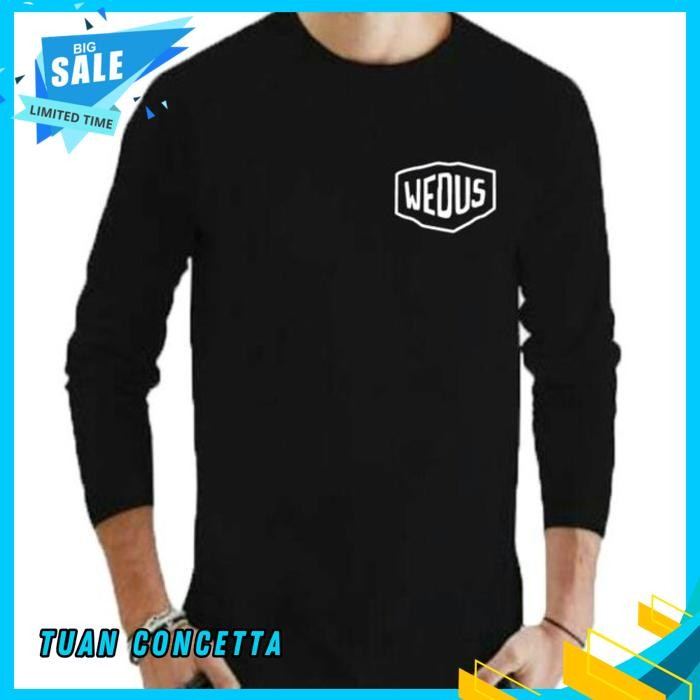 KAOS TSHIRT BAJU OBRAL MURAH COMBED 30 DISTRO LOGO WEDUS KAMBING LENGAN PANJANG JEMBEK WEDHUS GEMBEL