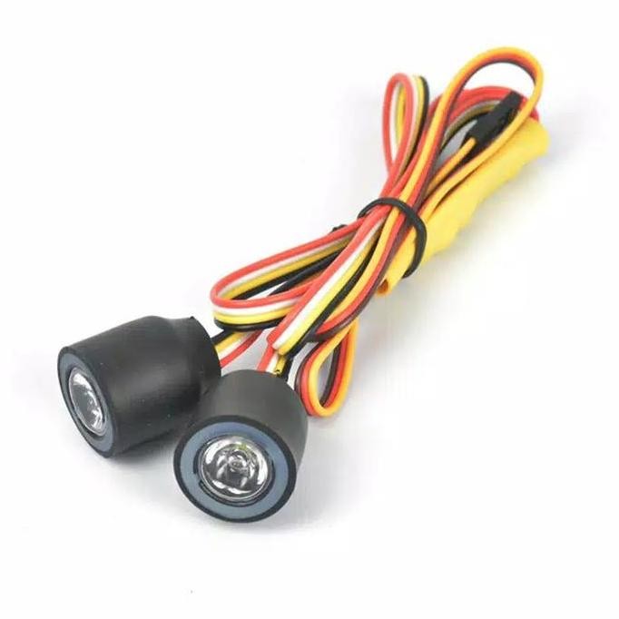 BEBAS ONGKIR - Led Eagle eye for Hard body Jeep Wrangler Rubicon Rc 1/10 Led Rc 1/10