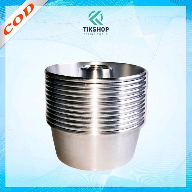 6 Pcs Loyang Tulban Press Aluminium Press Tebal 0,7Mm Super Tebal Loyang Baking Pan Bima Baking Pan 
