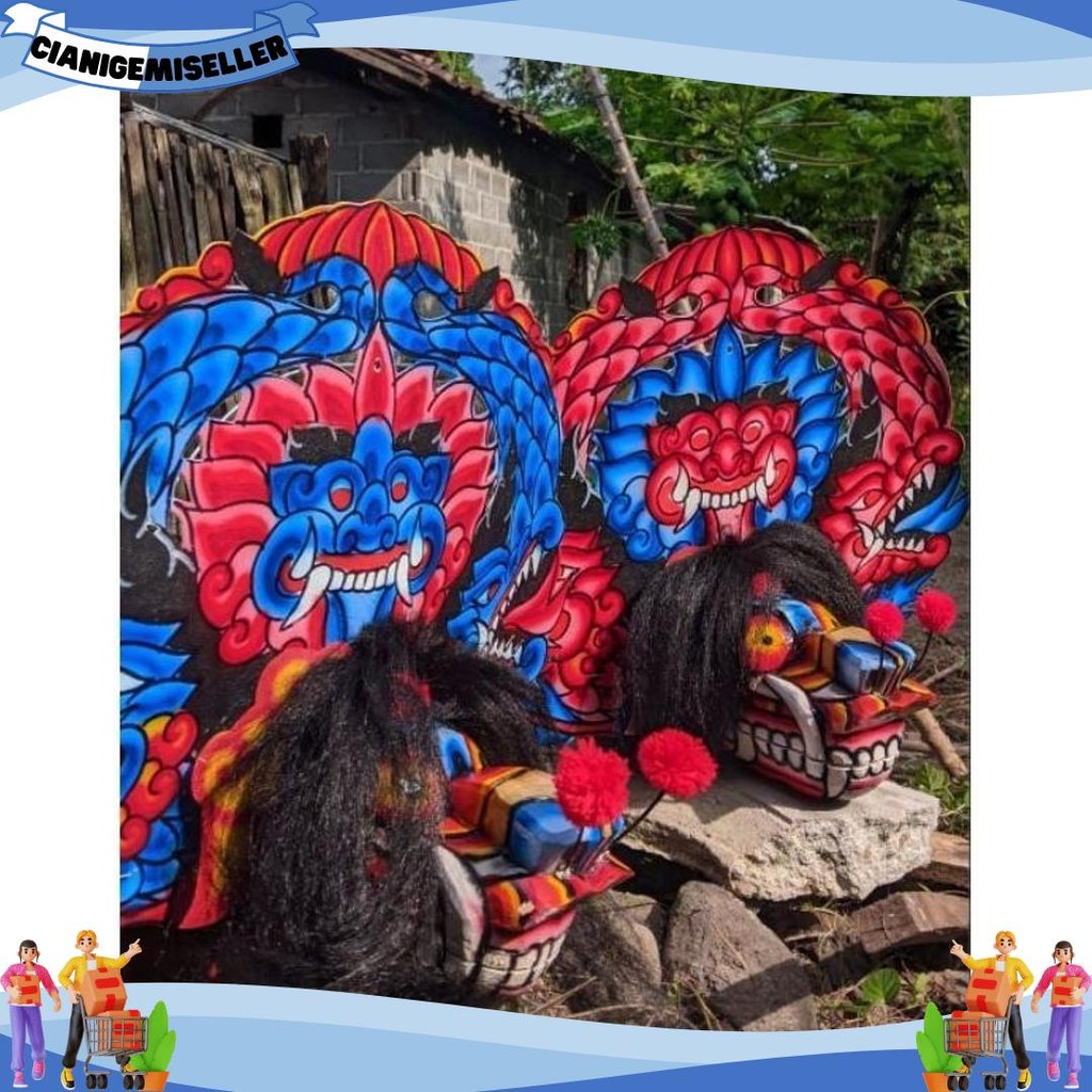 Original BARONGAN TELON' DAN 'BARONGAN DEVIL' ANAK ASLI DARI KAYU TERMURAH